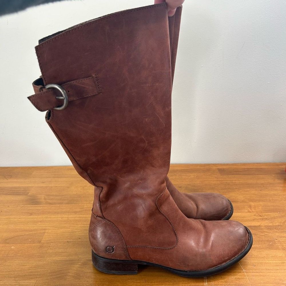 Born leather knee high boots